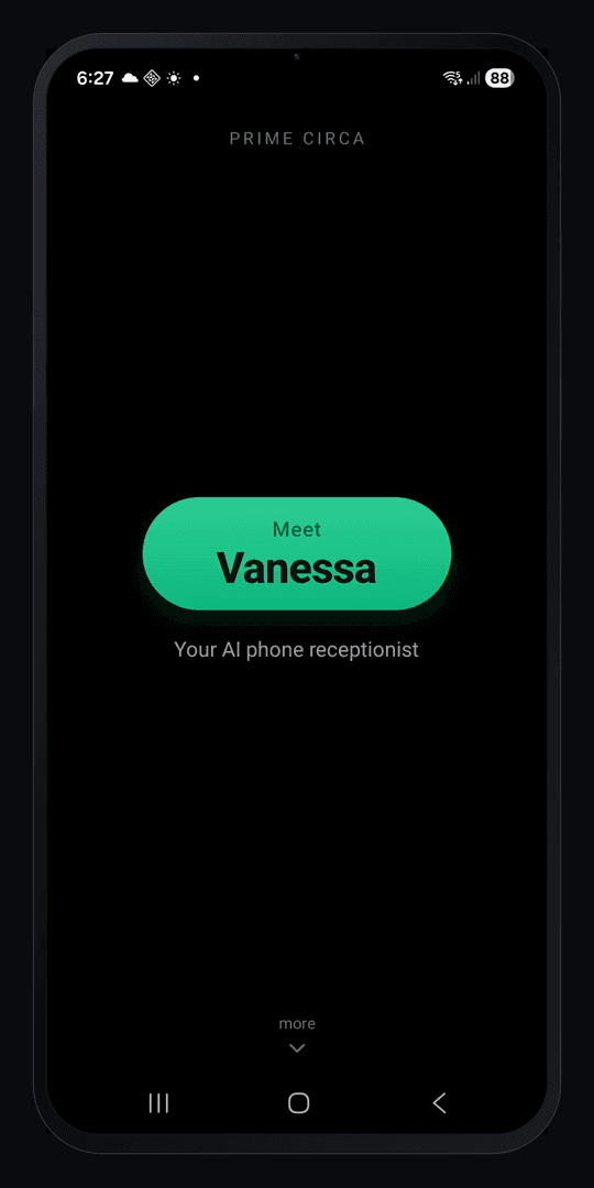 The Vanessa mobile app